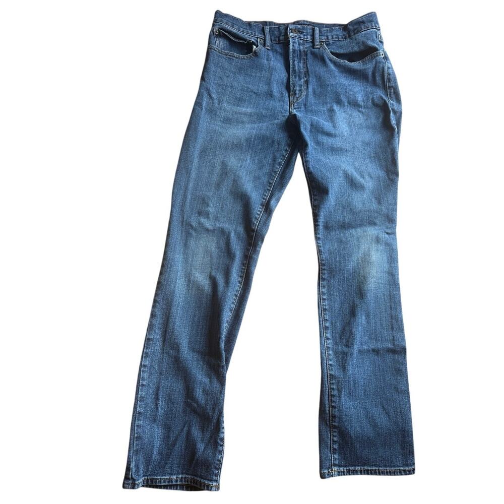 Lucky brand 121 slim straight 32x30 men's blue jeans